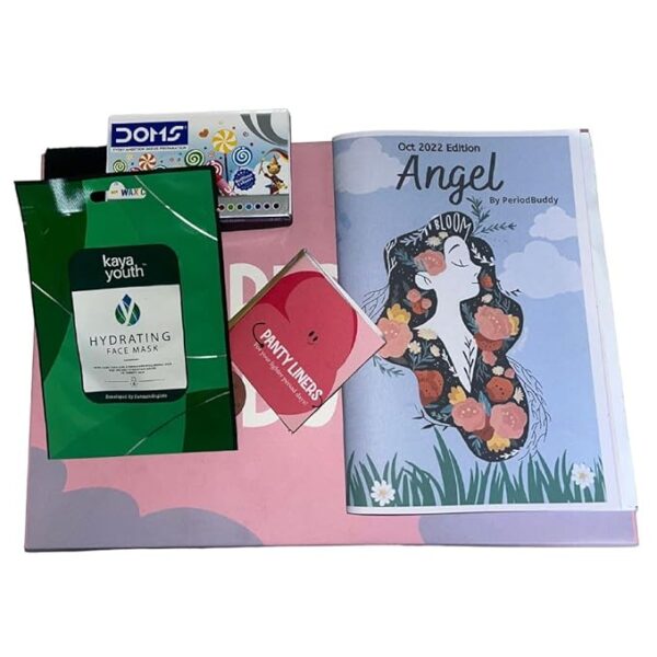 PeriodBuddy The Cheer Kit - Period Kit for Girls/Adults - Sanitary Pads, Period Hygiene, Period Foods, Pamper, Best Gift For Menstruation (Inorganic Pads) - Image 5