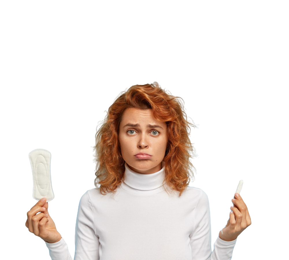 menstrual-cycle-women-health-concept-dissatisfied-woman-holds-sanitary-cotton-pad-tampon